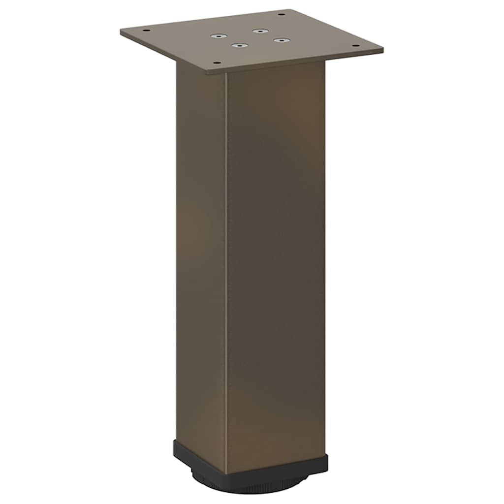 vidaXL Nogi do stolika kawowego 4 szt. Naturalna stal 30-32 cm Stal