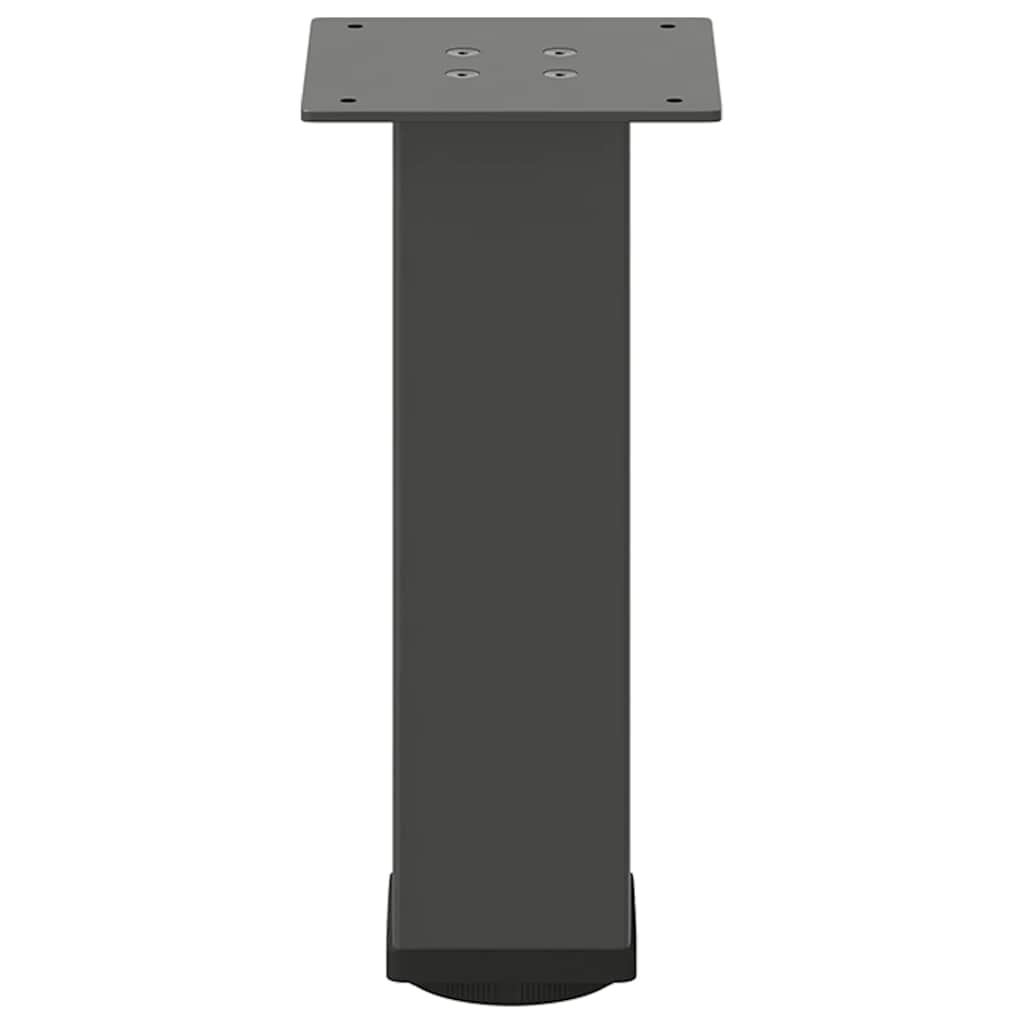 vidaXL Nogi do stolika kawowego 4 szt. Antracyt 42-44 cm Stal