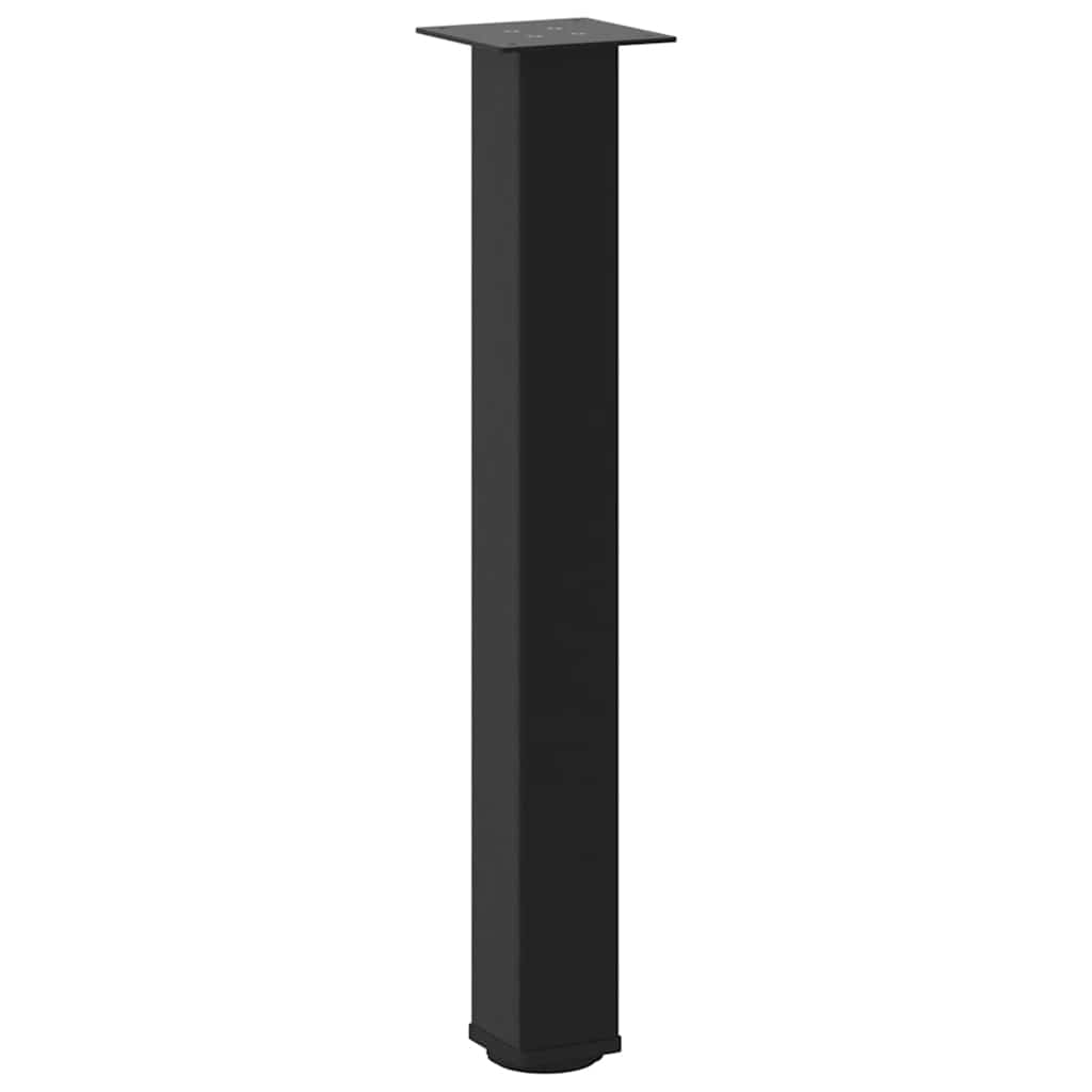 vidaXL Nogi do stołu konsolowego 4 szt. Czarne 72-74 cm Stalowe