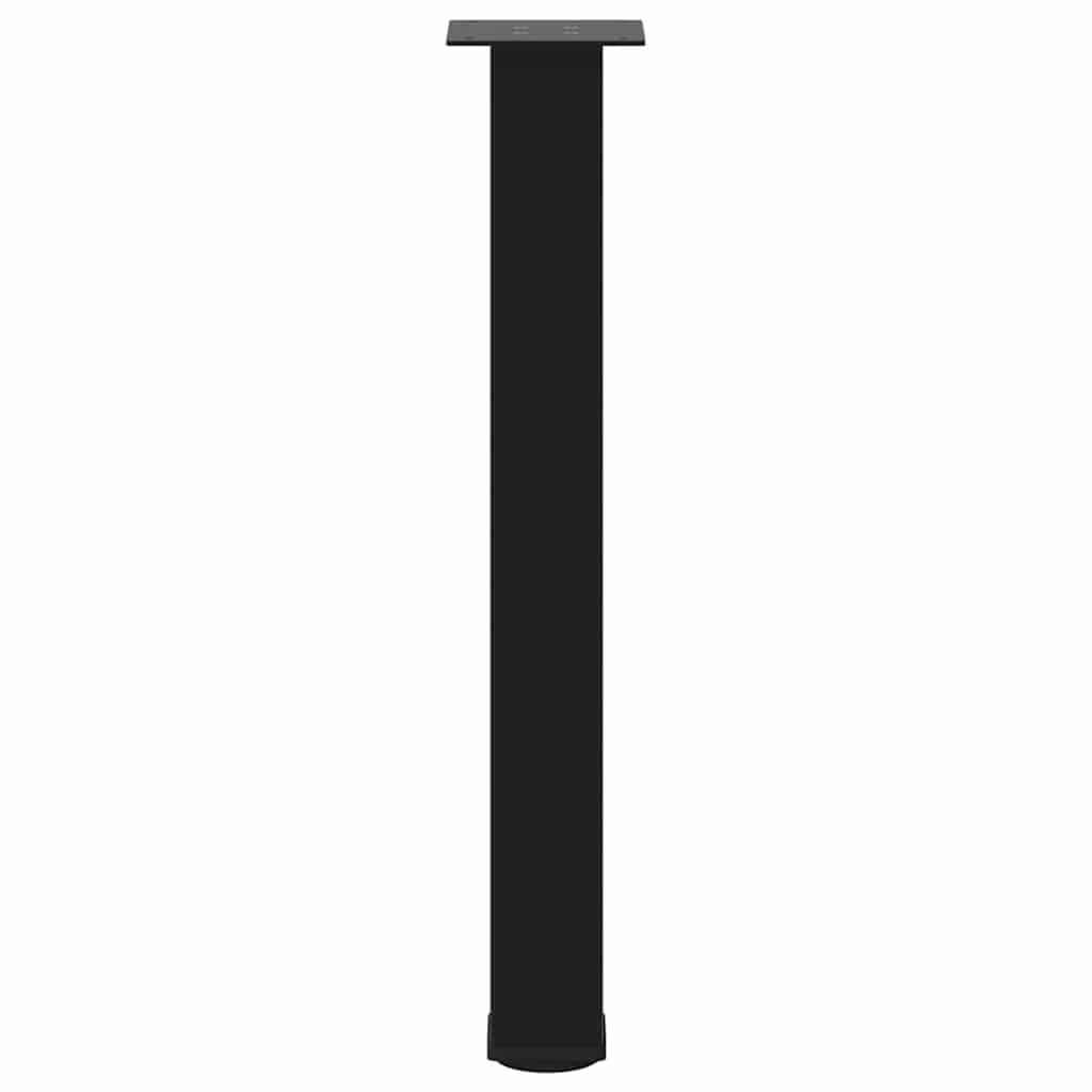 vidaXL Nogi do stołu konsolowego 4 szt. Czarne 72-74 cm Stalowe