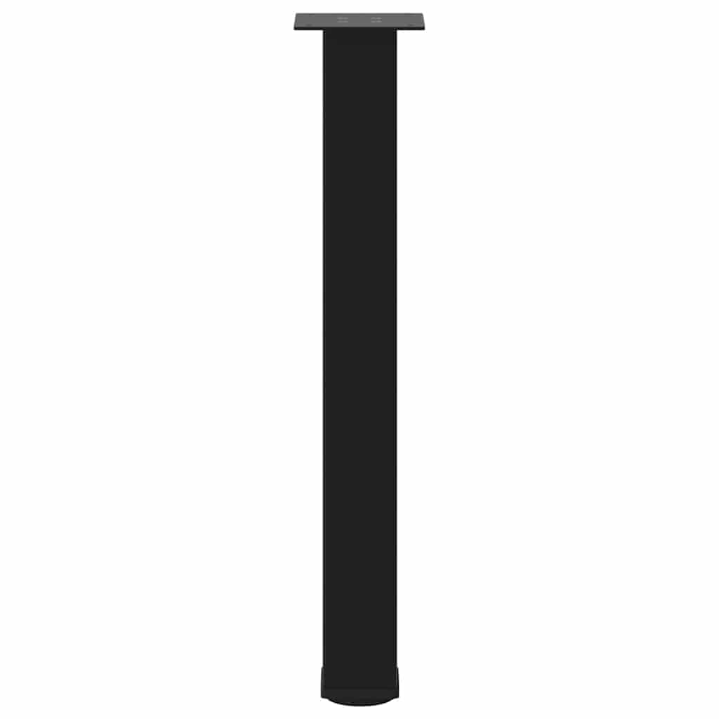 vidaXL Nogi do stołu konsolowego 4 szt. Czarne 72-74 cm Stalowe