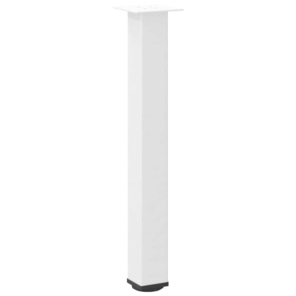 vidaXL Nogi do stołu konsolowego 4 szt. Białe 72-74 cm Stalowe