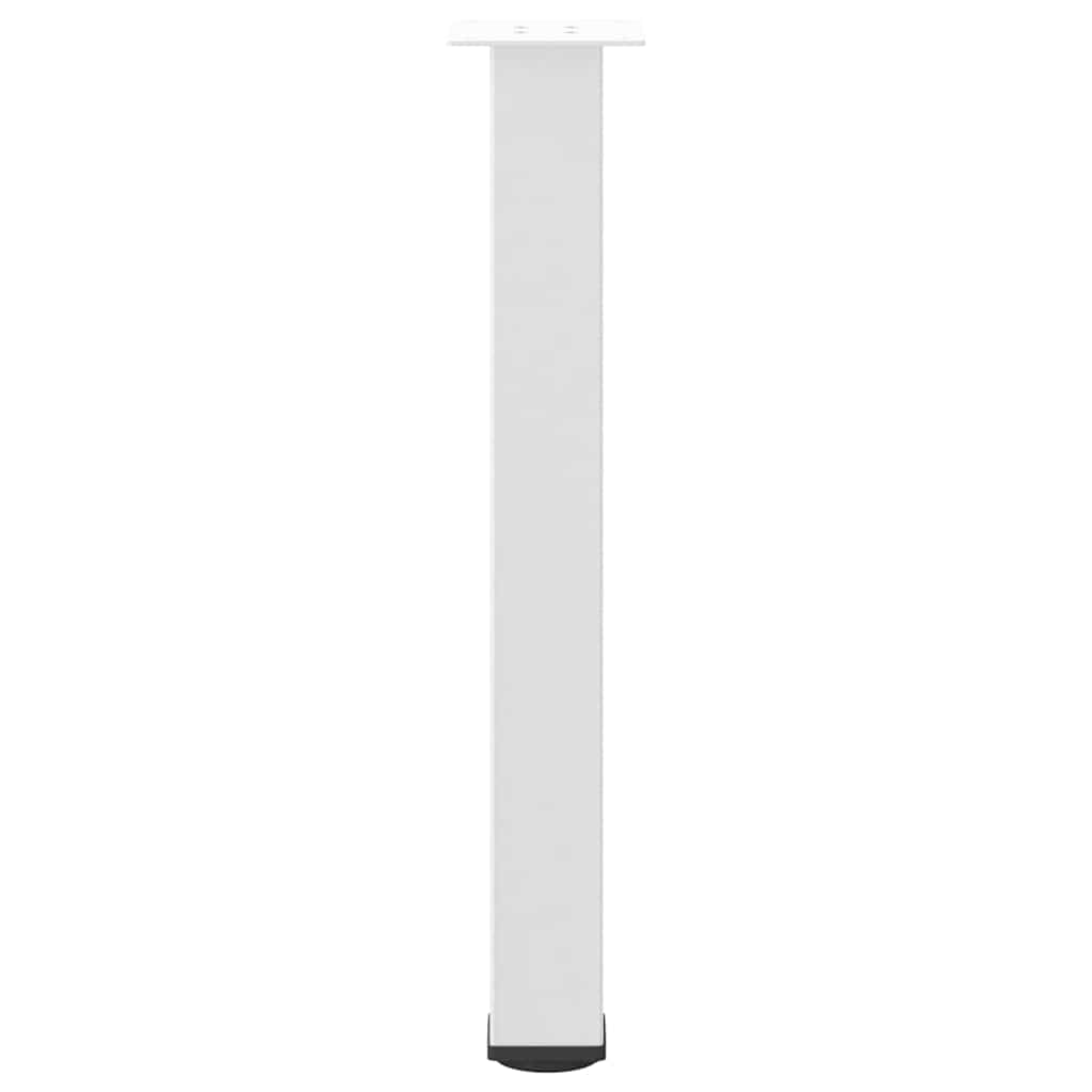 vidaXL Nogi do stołu konsolowego 4 szt. Białe 72-74 cm Stalowe