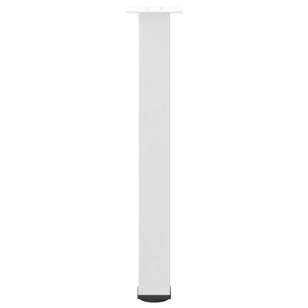 vidaXL Nogi do stołu konsolowego 4 szt. Białe 72-74 cm Stalowe
