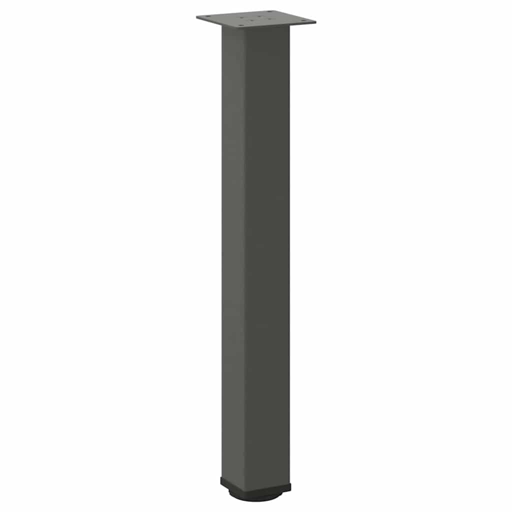 vidaXL Nogi do stołu konsolowego 4 szt. Antracyt 72-74 cm Stal