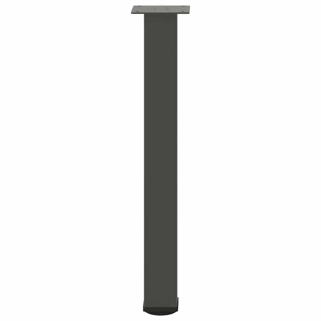 vidaXL Nogi do stołu konsolowego 4 szt. Antracyt 72-74 cm Stal