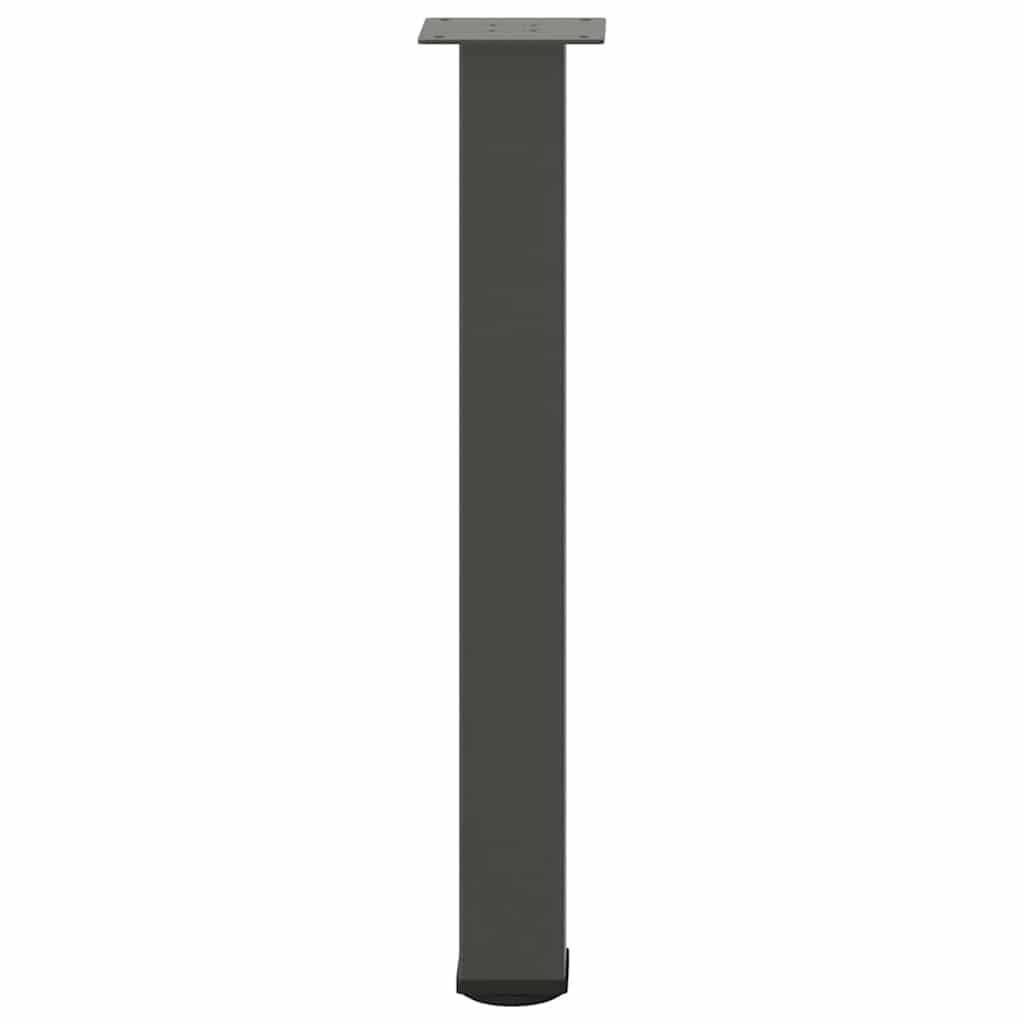 vidaXL Nogi do stołu konsolowego 4 szt. Antracyt 72-74 cm Stal