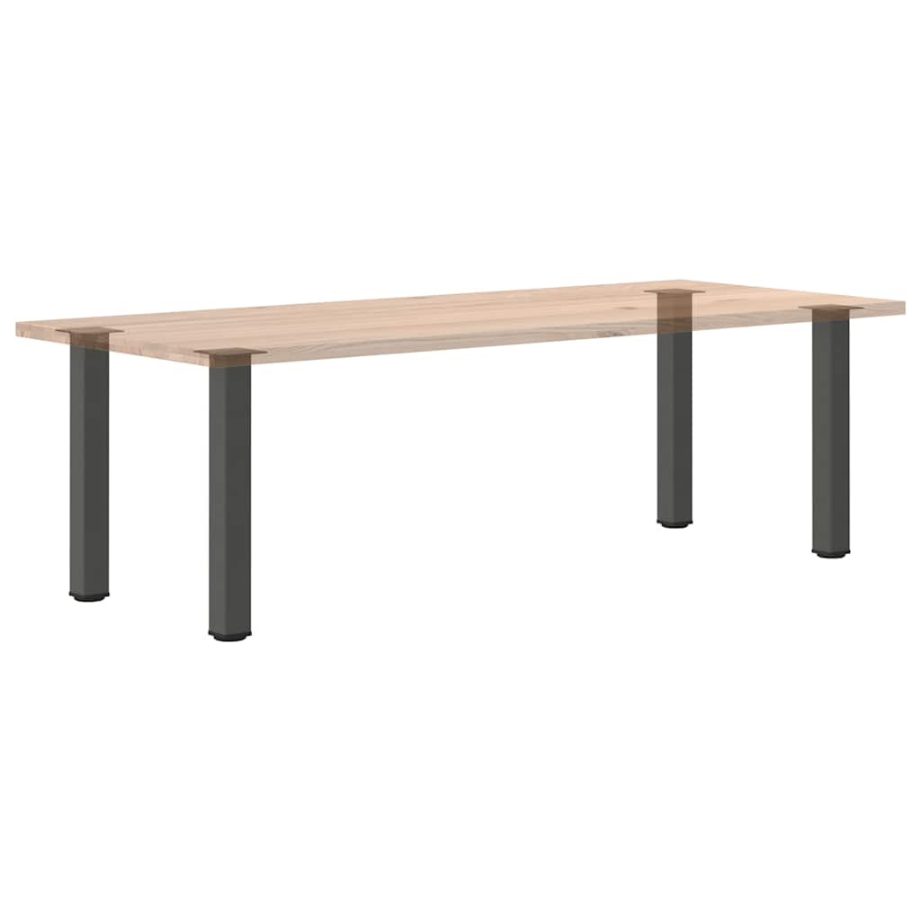 vidaXL Nogi do stołu konsolowego 4 szt. Antracyt 72-74 cm Stal