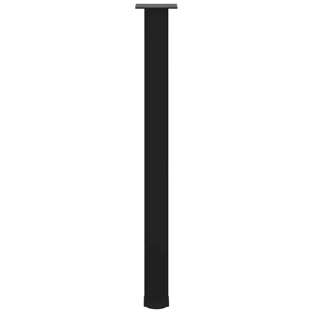 vidaXL Nogi do stołu barowego 4 szt. Czarne 90-92 cm Stalowe