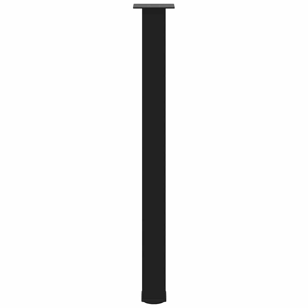 vidaXL Nogi do stołu barowego 4 szt. Czarne 90-92 cm Stalowe