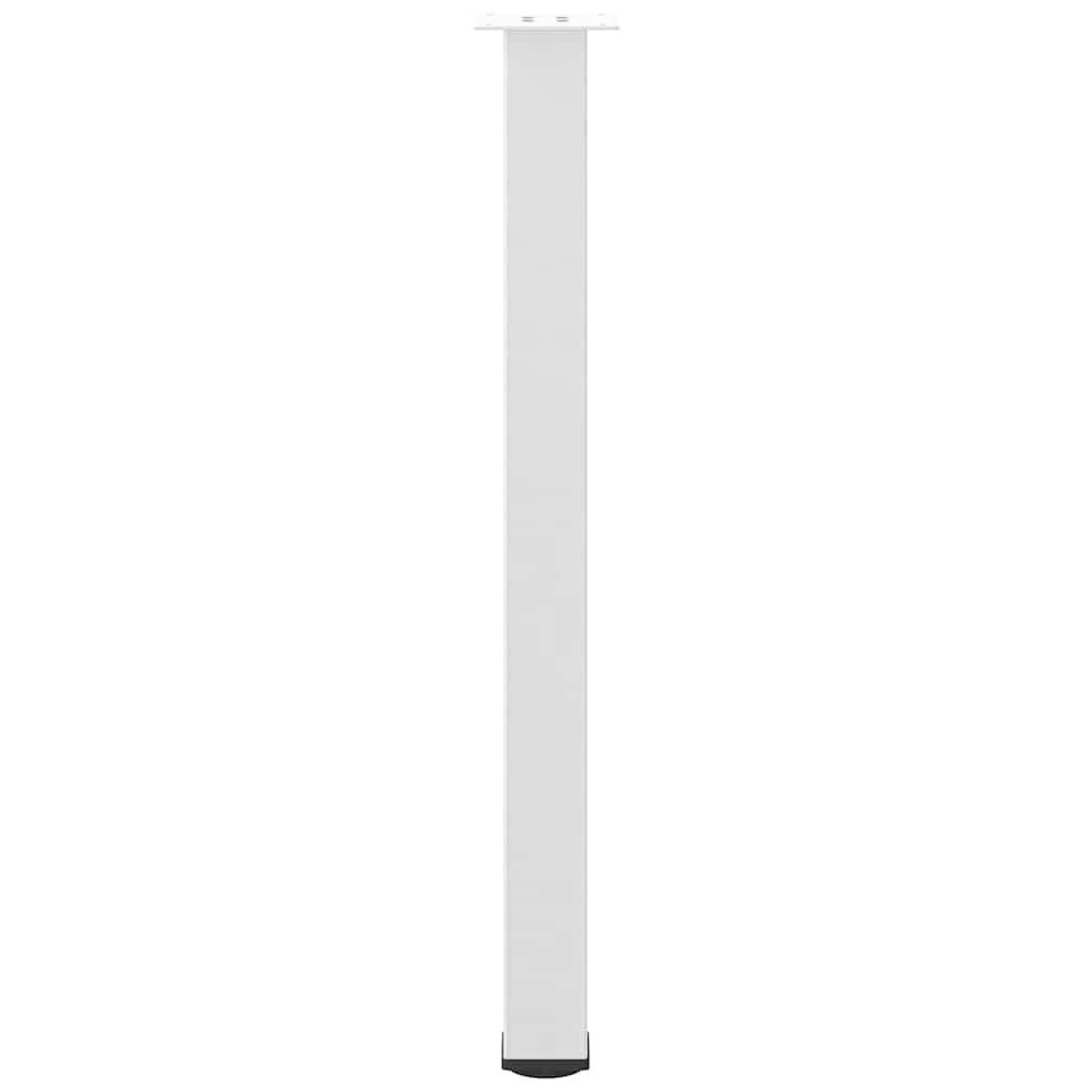 vidaXL Nogi do stołu barowego 4 szt. Białe 90-92 cm Stalowe