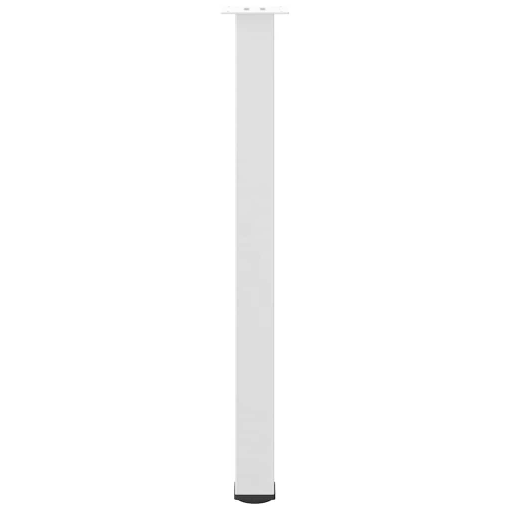vidaXL Nogi do stołu barowego 4 szt. Białe 90-92 cm Stalowe