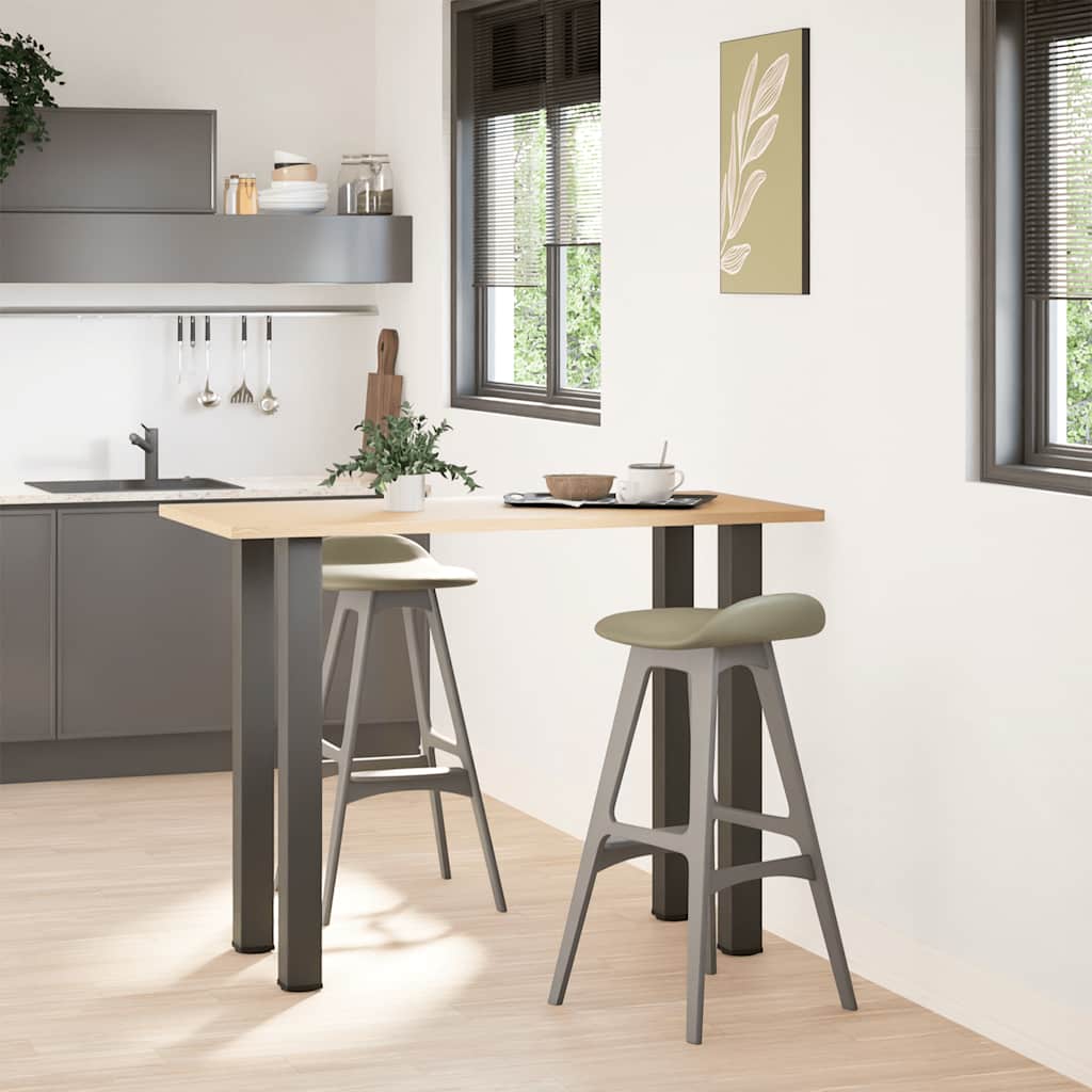 vidaXL Nogi do stołu barowego 4 szt. Antracyt 90-92 cm Stal