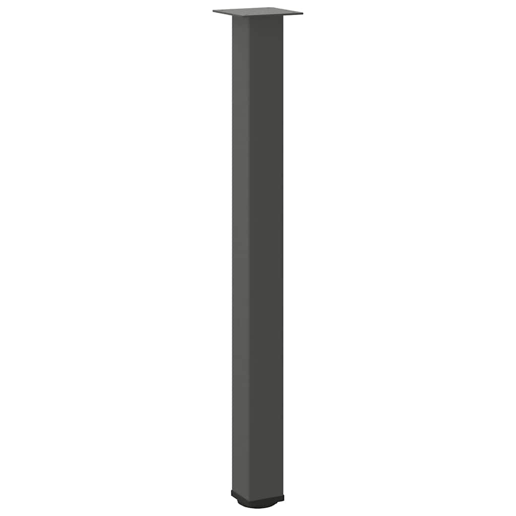 vidaXL Nogi do stołu barowego 4 szt. Antracyt 90-92 cm Stal