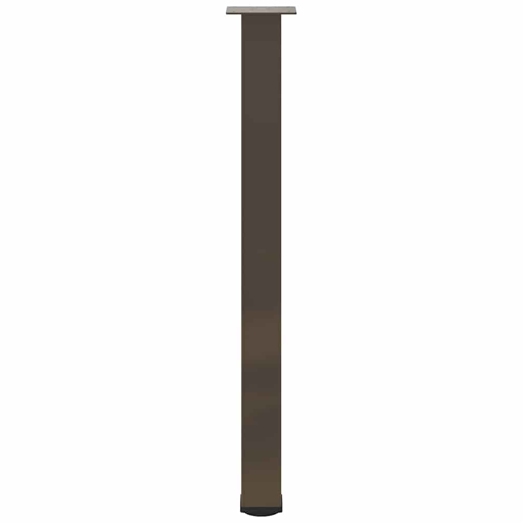 vidaXL Nogi do stołu barowego 4 szt. Naturalna stal 90-92 cm Stal