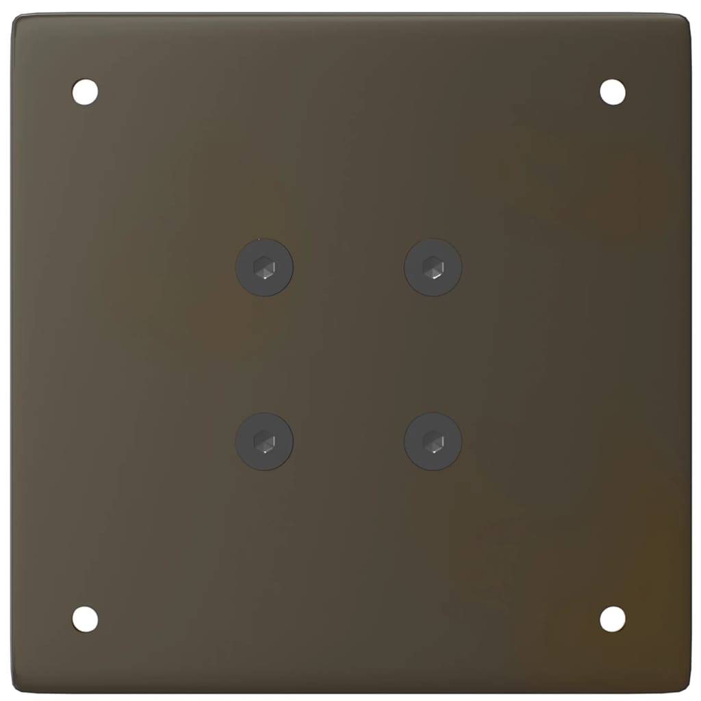 vidaXL Nogi do stołu barowego 4 szt. Naturalna stal 90-92 cm Stal