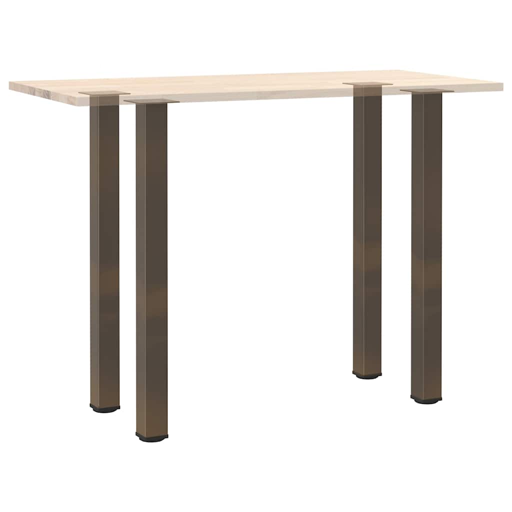 vidaXL Nogi do stołu barowego 4 szt. Naturalna stal 90-92 cm Stal