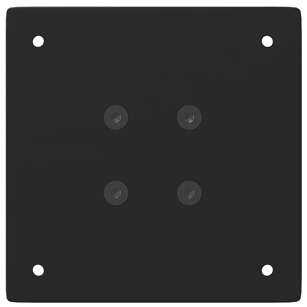 vidaXL Nogi do stołu barowego 4 szt. Czarne 100-102 cm Stalowe