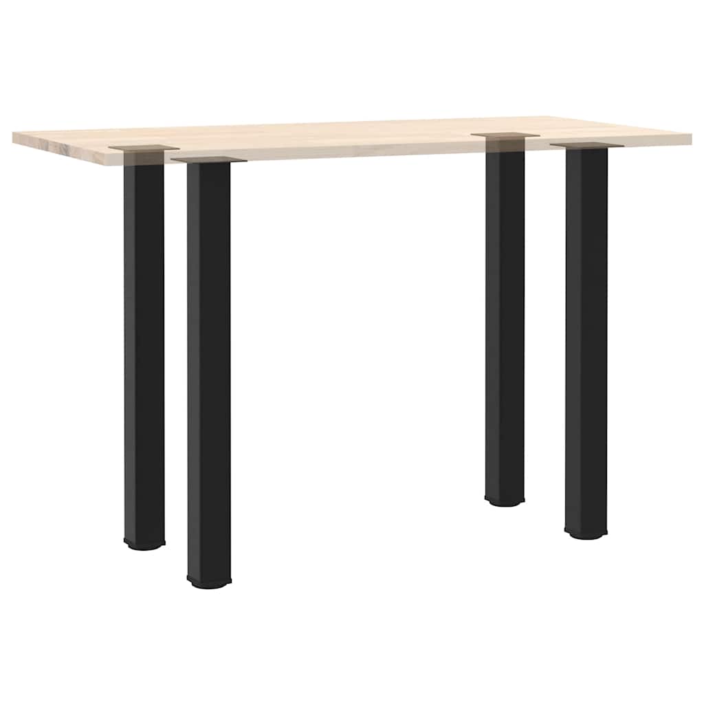 vidaXL Nogi do stołu barowego 4 szt. Czarne 100-102 cm Stalowe