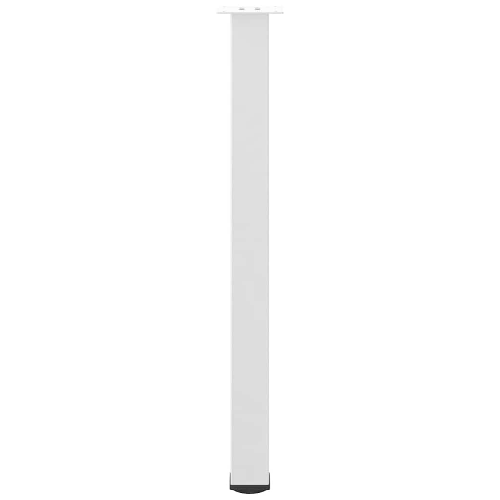 vidaXL Nogi do stołu barowego 4 szt. Białe 100-102 cm Stal