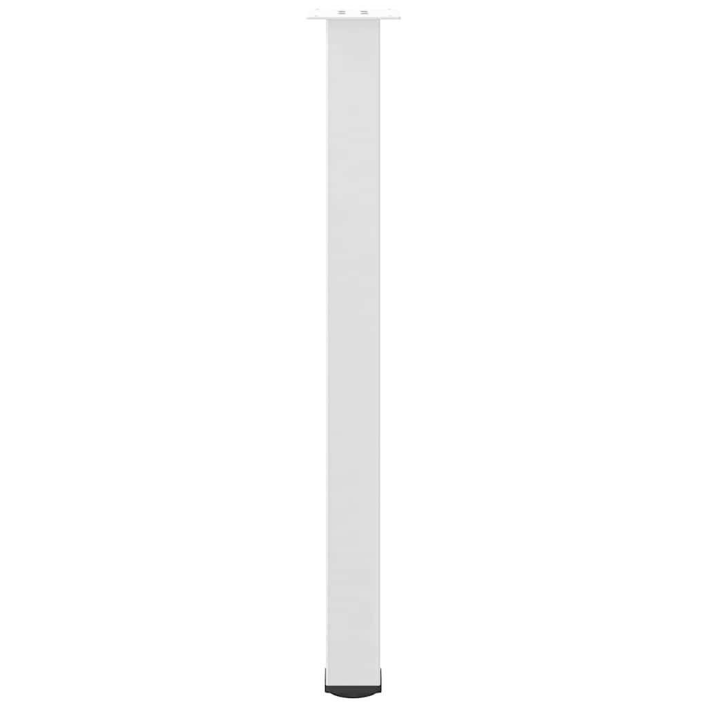 vidaXL Nogi do stołu barowego 4 szt. Białe 100-102 cm Stal