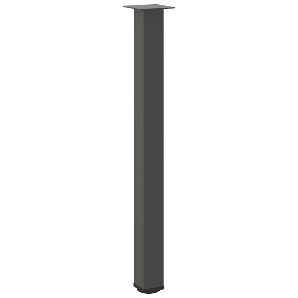 vidaXL Nogi do stołu barowego 4 szt. Antracyt 100-102 cm Stal
