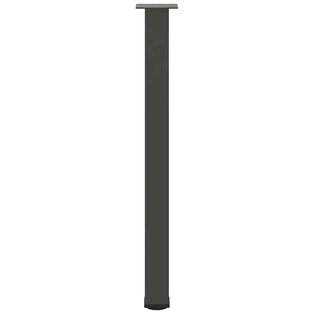 vidaXL Nogi do stołu barowego 4 szt. Antracyt 100-102 cm Stal