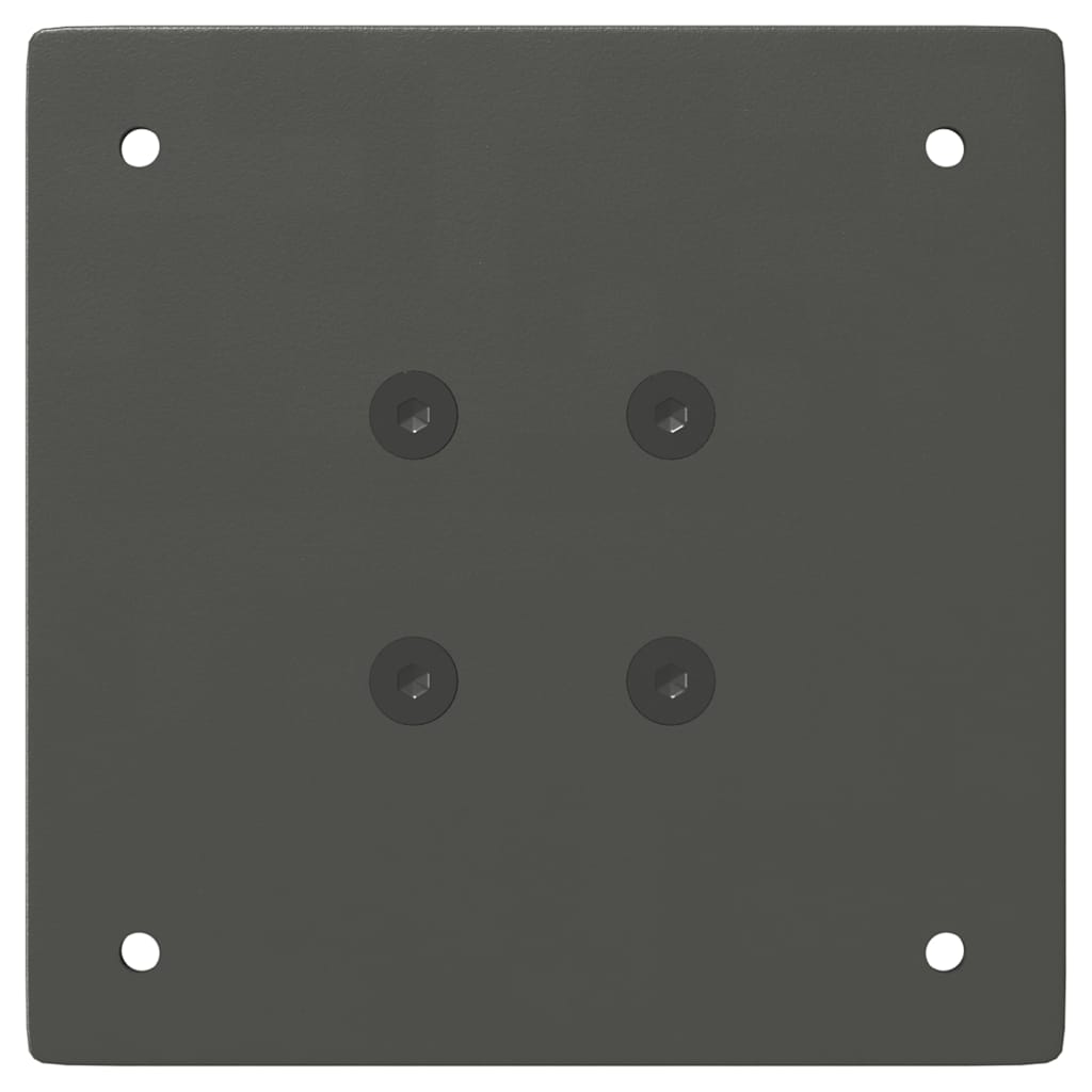 vidaXL Nogi do stołu barowego 4 szt. Antracyt 100-102 cm Stal
