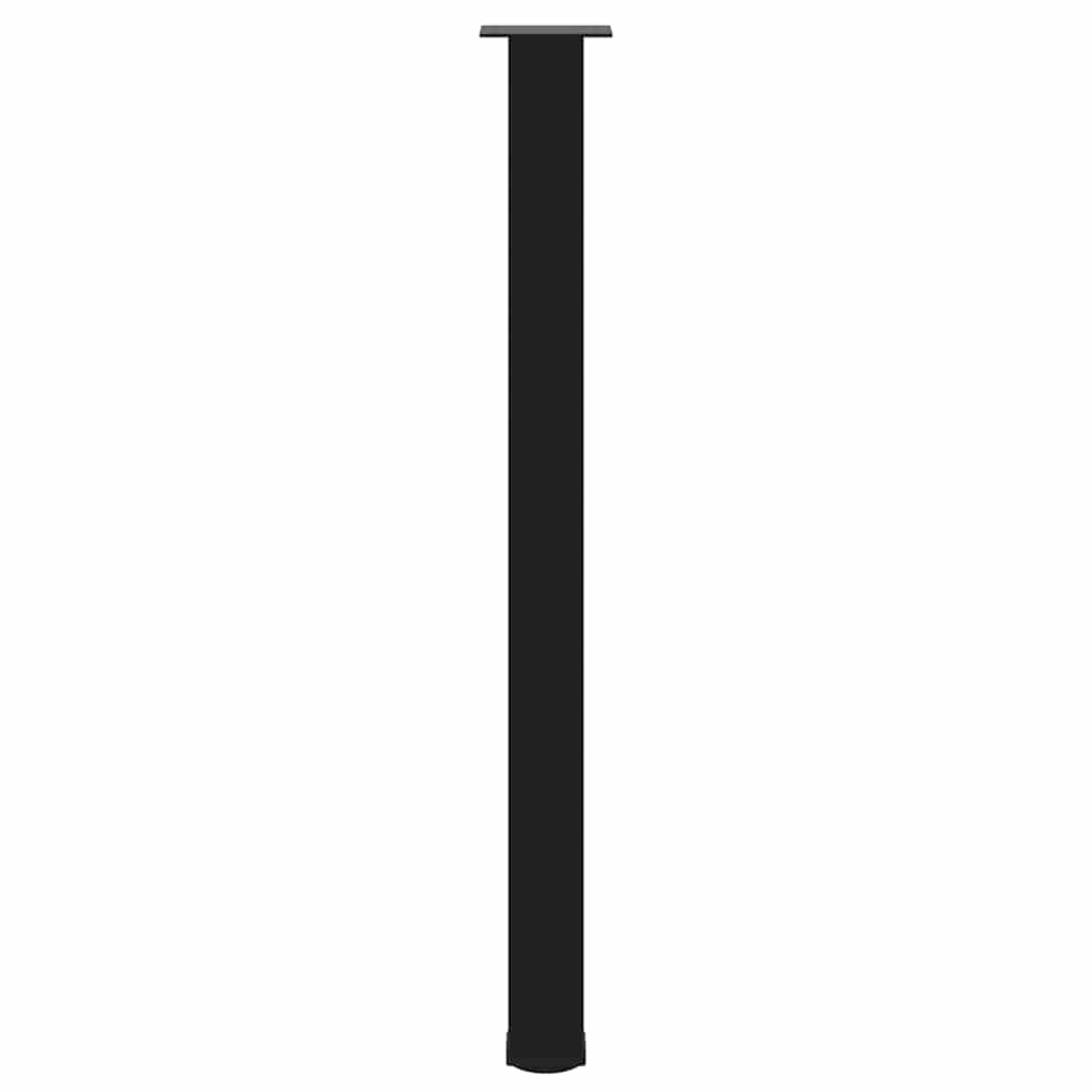 vidaXL Nogi do stołu barowego 4 szt. Czarne 110-112 cm Stalowe