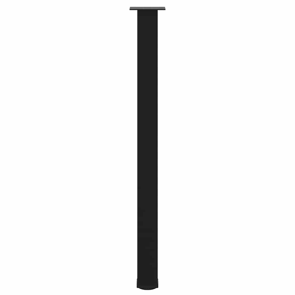 vidaXL Nogi do stołu barowego 4 szt. Czarne 110-112 cm Stalowe