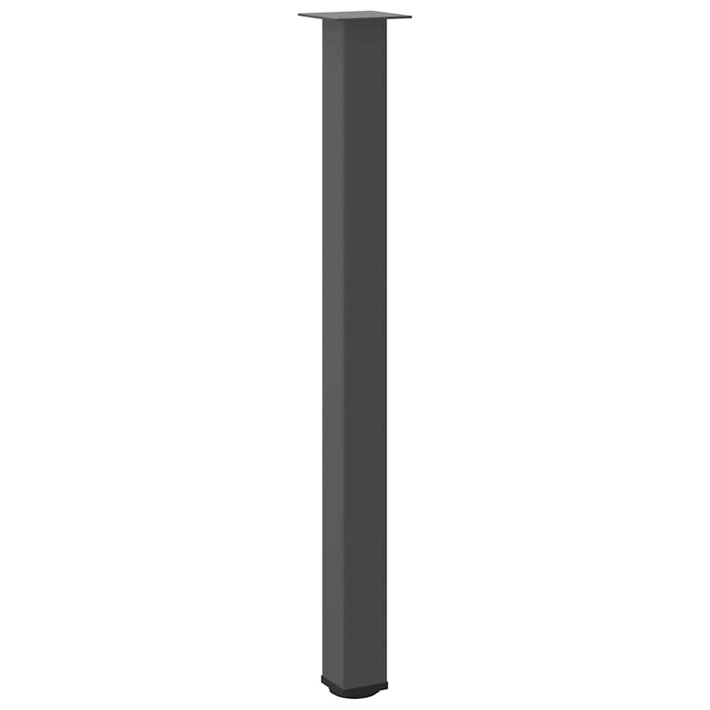 vidaXL Nogi do stołu barowego 4 szt. Antracyt 110-112 cm Stal