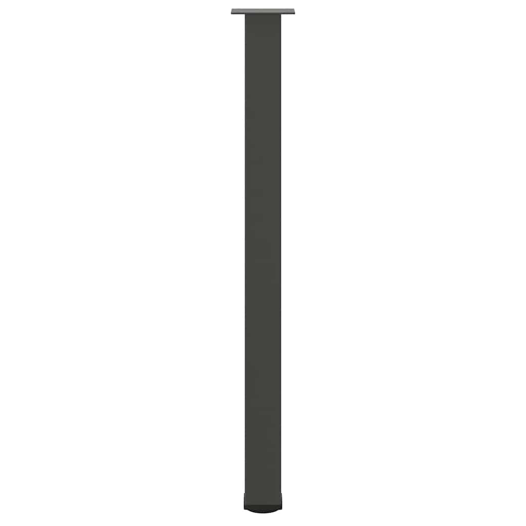 vidaXL Nogi do stołu barowego 4 szt. Antracyt 110-112 cm Stal