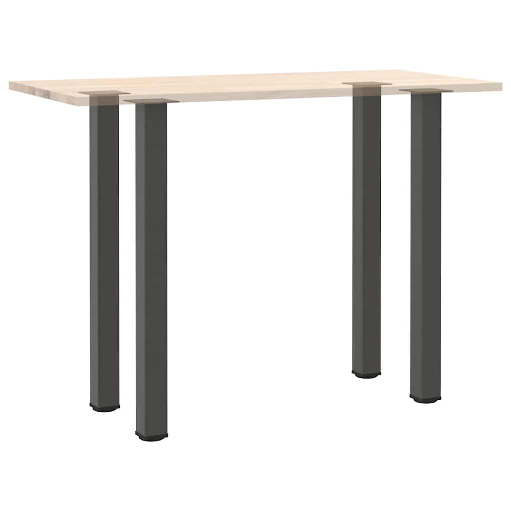 vidaXL Nogi do stołu barowego 4 szt. Antracyt 110-112 cm Stal