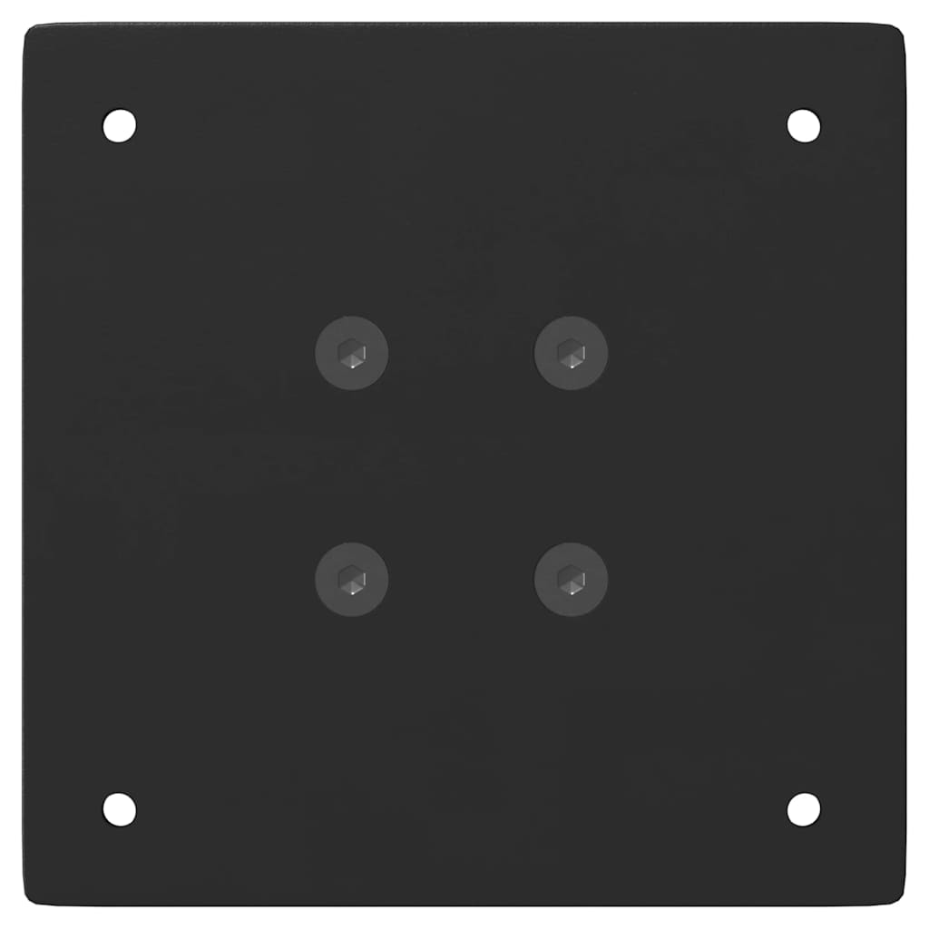 vidaXL Nogi do stolika kawowego 4 szt. Czarne 30 cm Stalowe