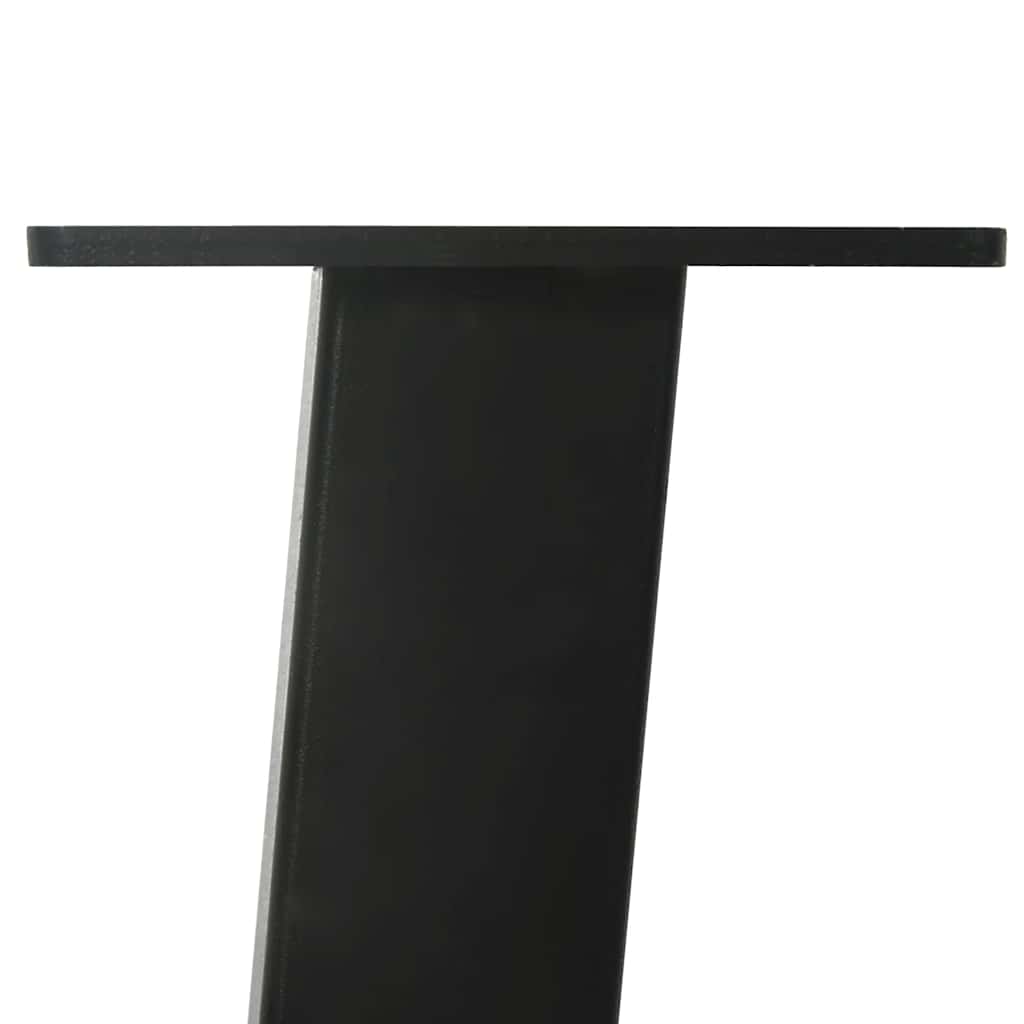 vidaXL Nogi do stolika kawowego 4 szt. Czarne 30 cm Stalowe