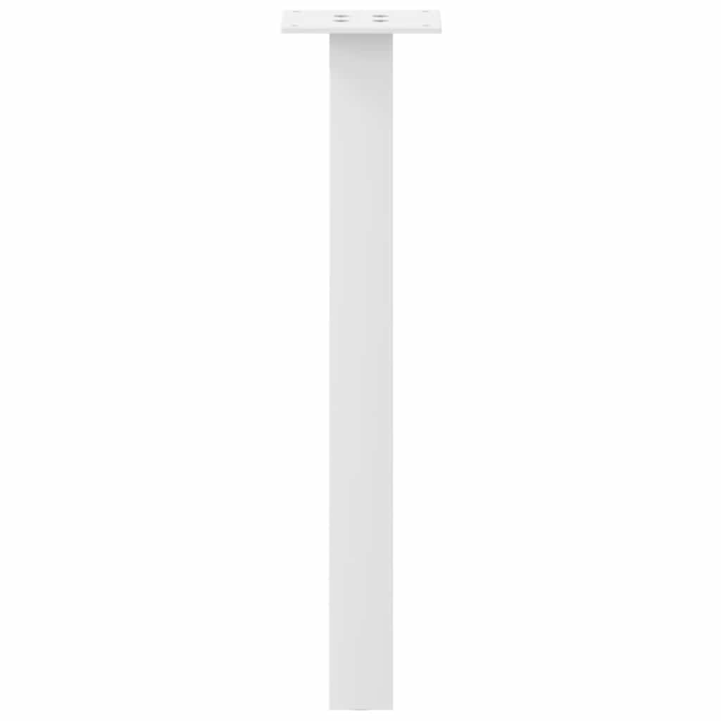 vidaXL Nogi do stolika kawowego 4 szt. Białe 30 cm Stalowe