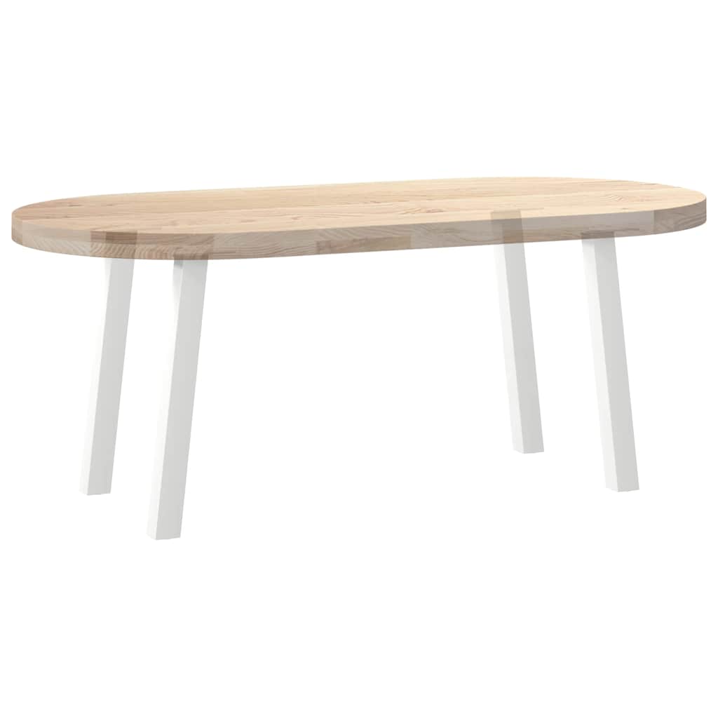 vidaXL Nogi do stolika kawowego 4 szt. Białe 30 cm Stalowe