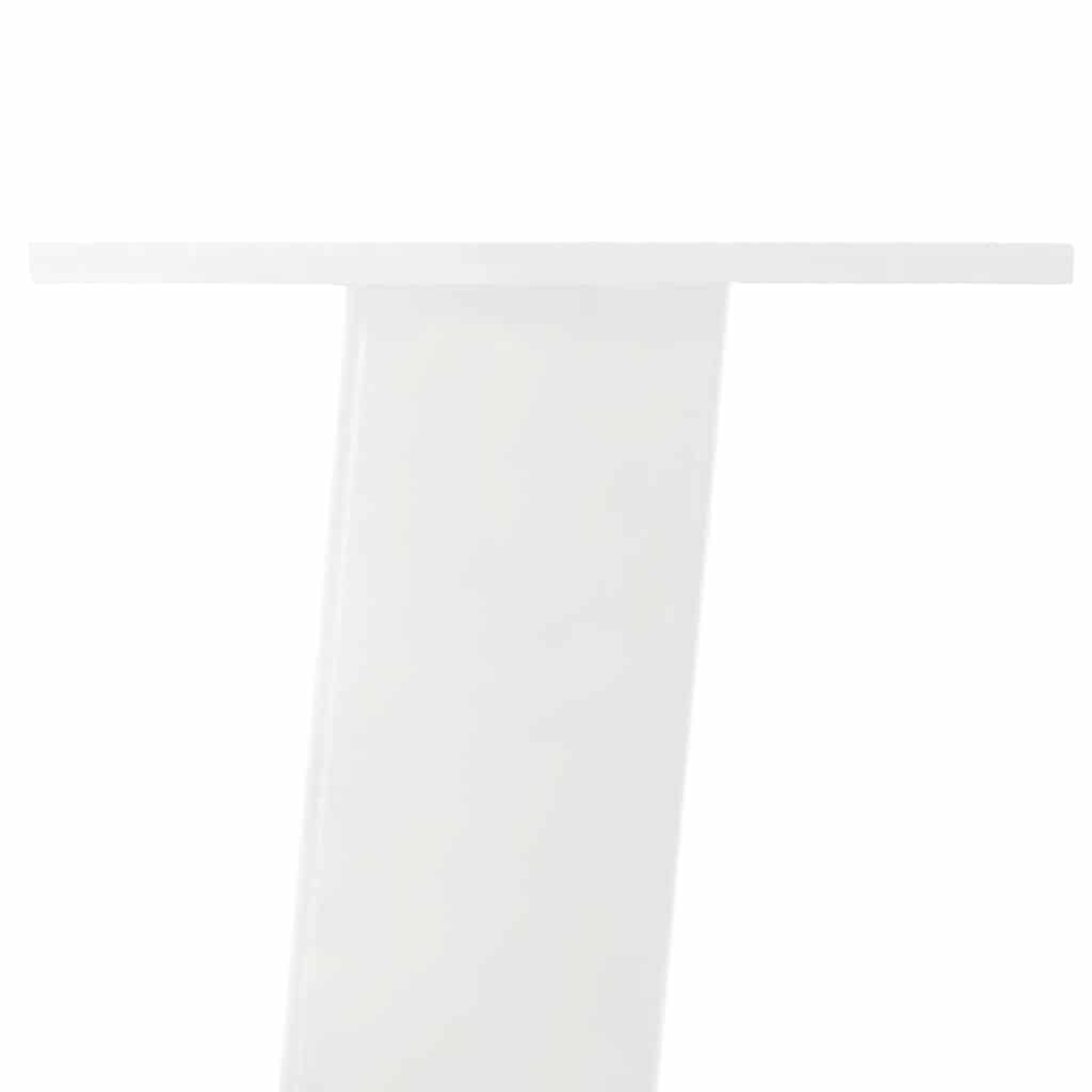 vidaXL Nogi do stolika kawowego 4 szt. Białe 30 cm Stalowe
