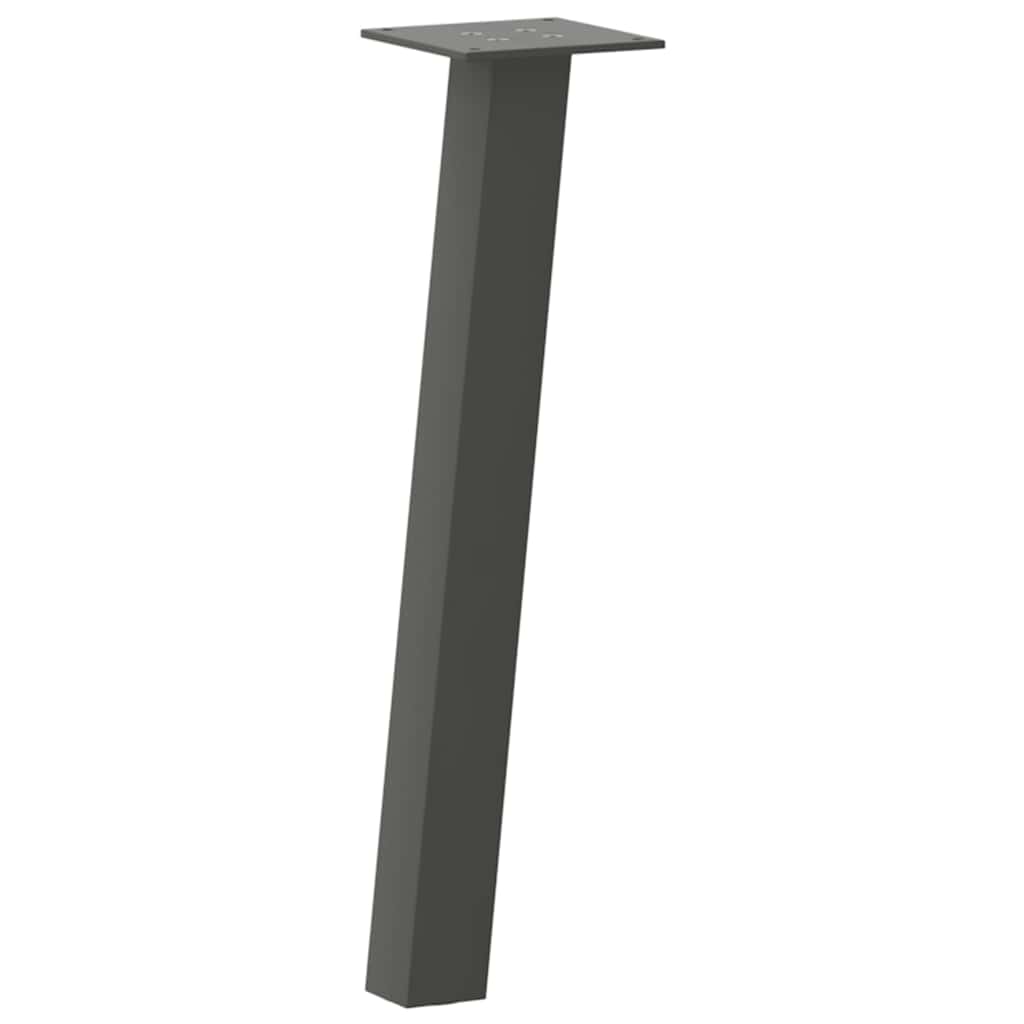 vidaXL Nogi do stolika kawowego 4 szt. Antracyt 30 cm Stal