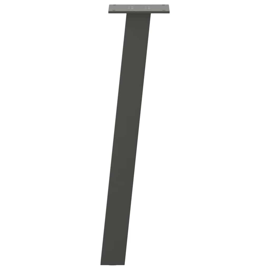 vidaXL Nogi do stolika kawowego 4 szt. Antracyt 30 cm Stal