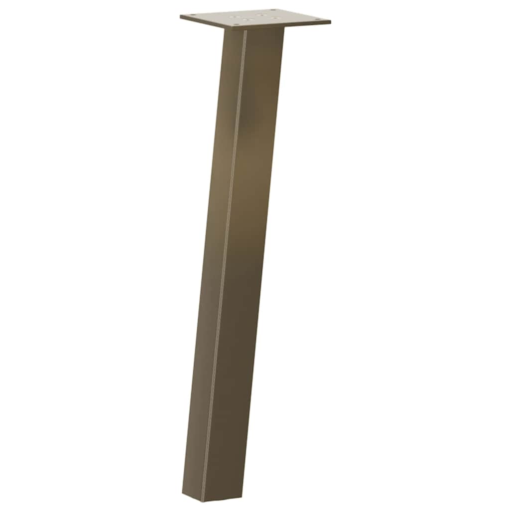 vidaXL Nogi do stolika kawowego 4 szt. Naturalna stal 30 cm Stal