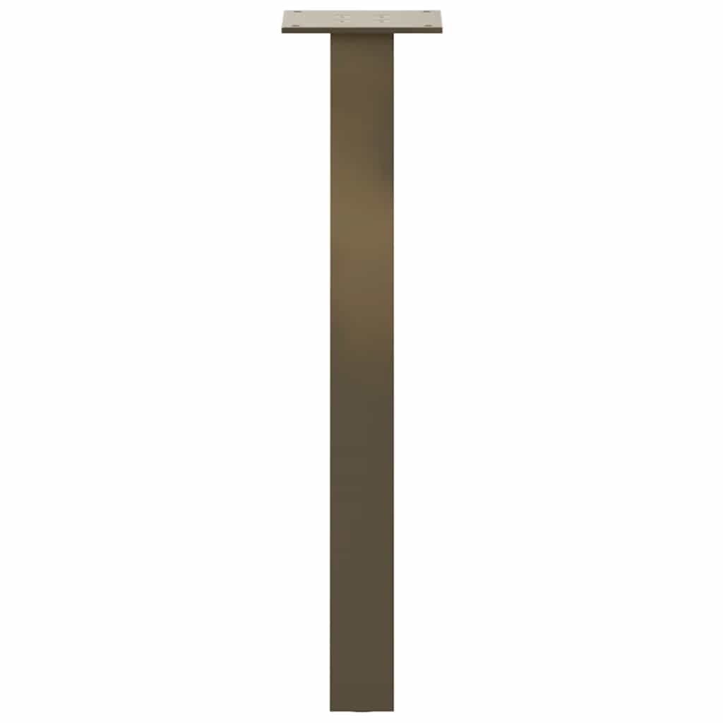 vidaXL Nogi do stolika kawowego 4 szt. Naturalna stal 30 cm Stal