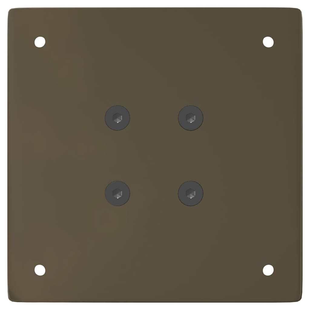 vidaXL Nogi do stolika kawowego 4 szt. Naturalna stal 30 cm Stal