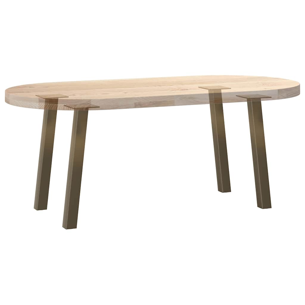 vidaXL Nogi do stolika kawowego 4 szt. Naturalna stal 30 cm Stal