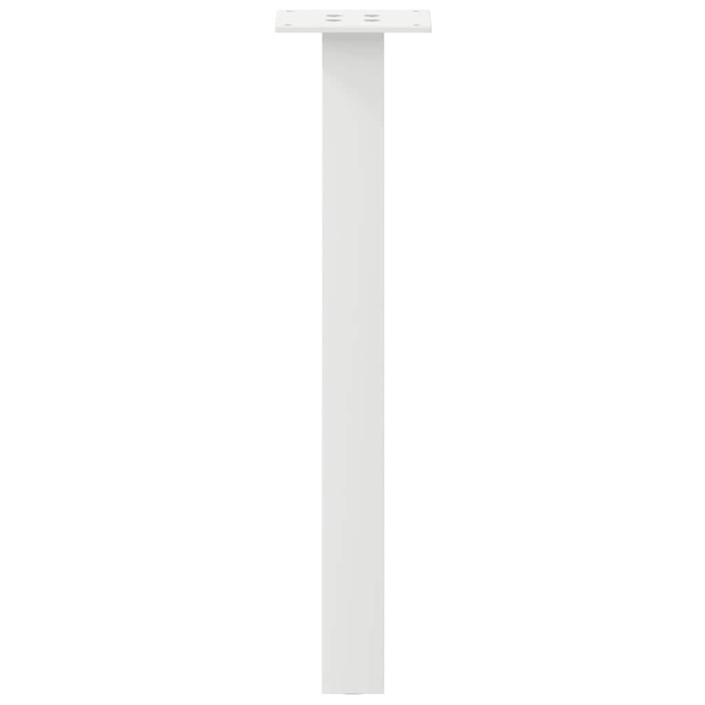 vidaXL Nogi do stolika kawowego 4 szt. Białe 42 cm Stalowe