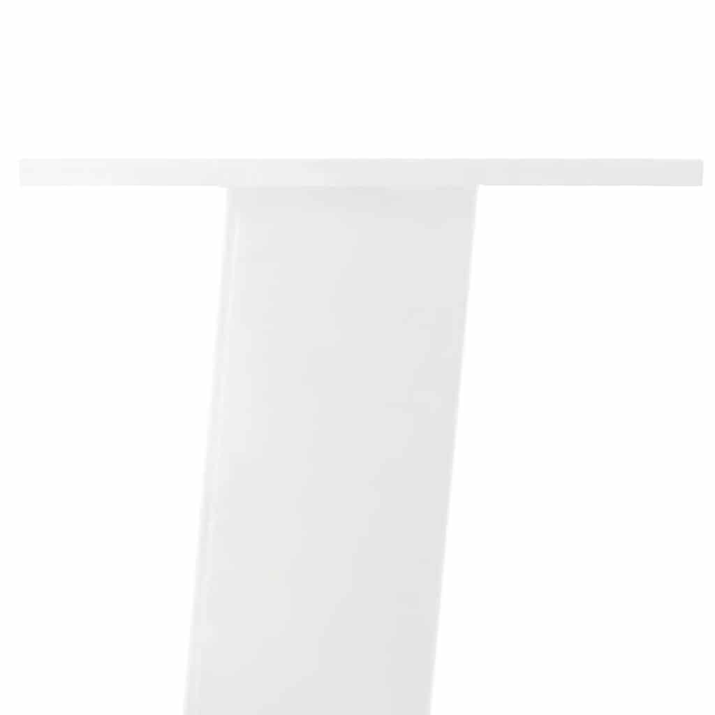 vidaXL Nogi do stolika kawowego 4 szt. Białe 42 cm Stalowe