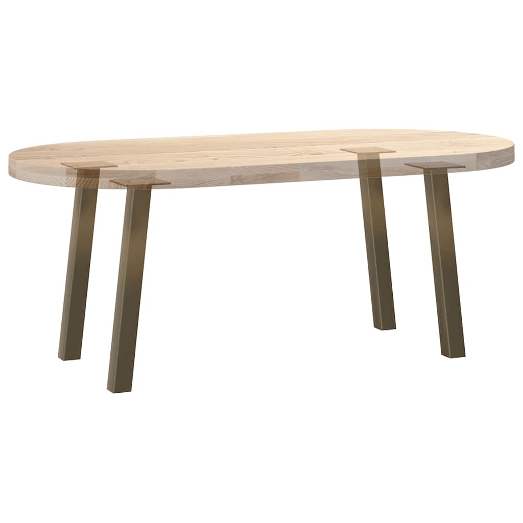 vidaXL Nogi do stolika kawowego 4 szt. Naturalna stal 42 cm Stal