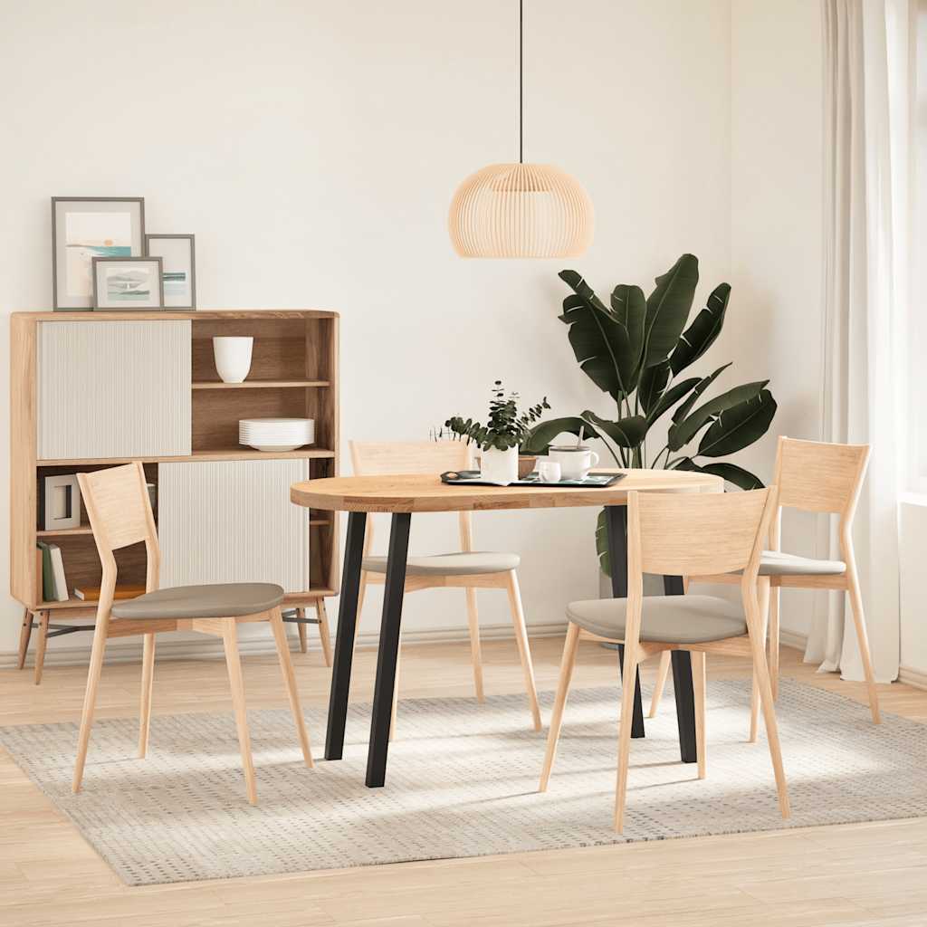 vidaXL Nogi do stołu konsolowego 4 szt. Czarne 72 cm Stalowe