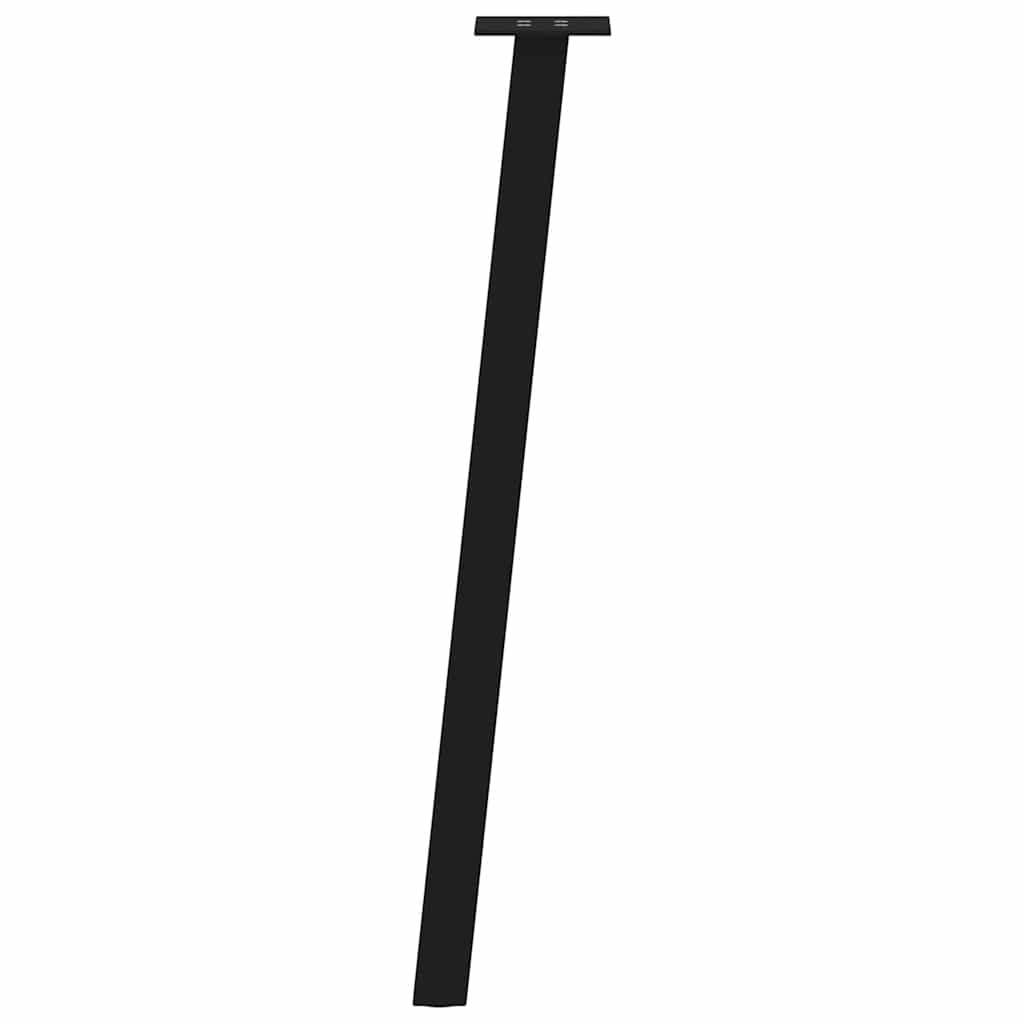 vidaXL Nogi do stołu konsolowego 4 szt. Czarne 72 cm Stalowe