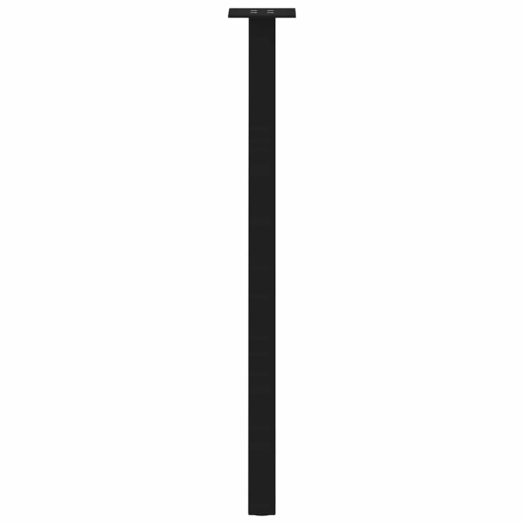 vidaXL Nogi do stołu konsolowego 4 szt. Czarne 72 cm Stalowe